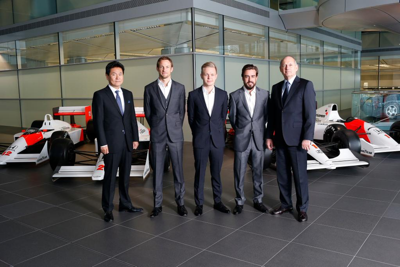 Illustration for article titled Jenson Button and Fernando Alonso to Pilot the 2015 McLaren